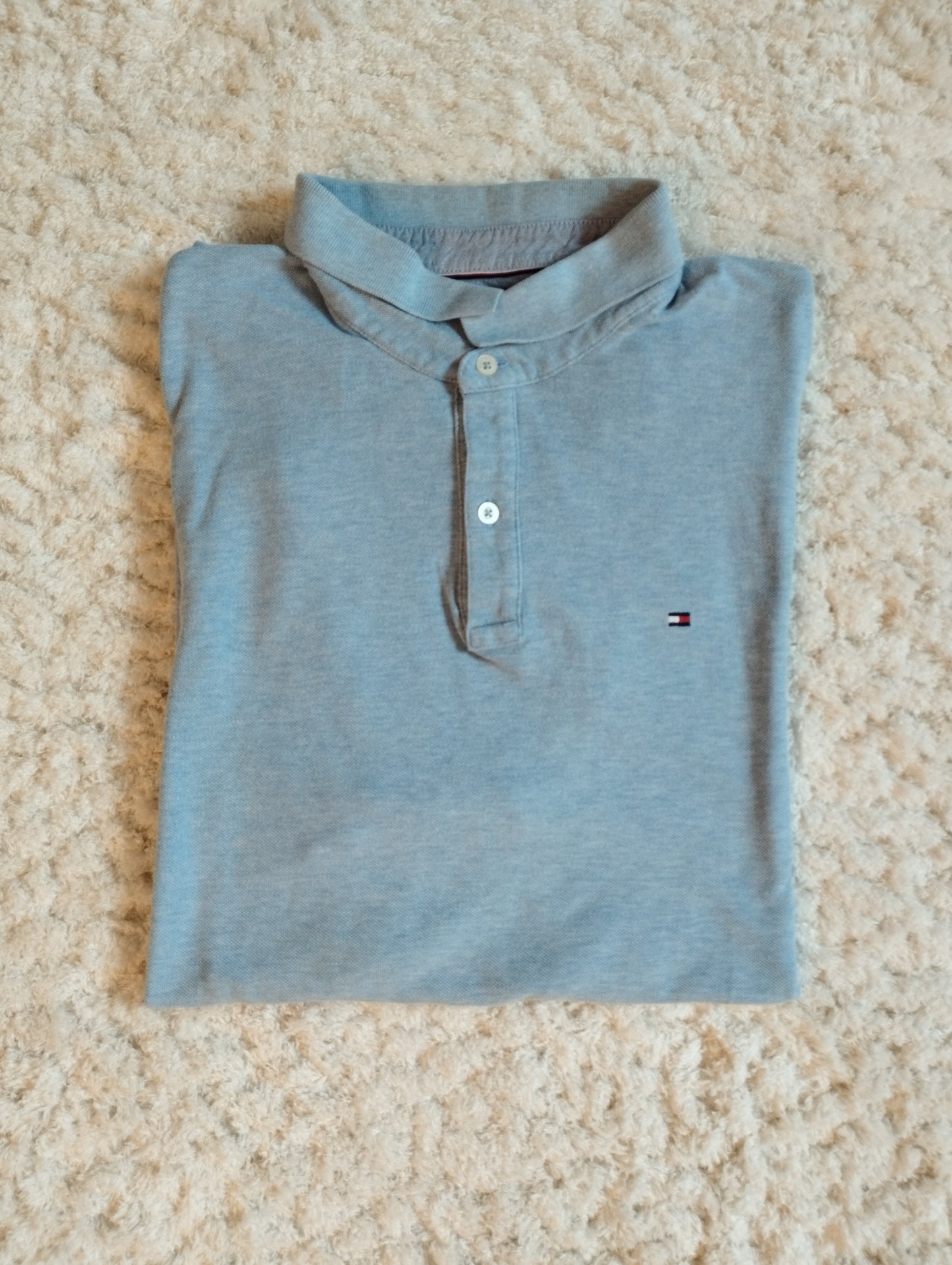 Polo Tommy Hilfiger bleu clair - Taille XXL