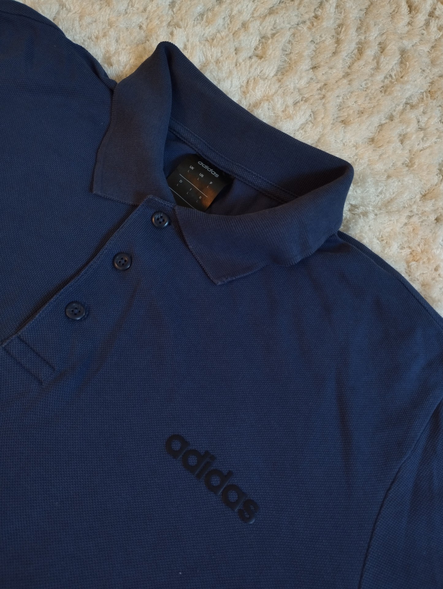 Polo Adidas bleu foncé - Taille L