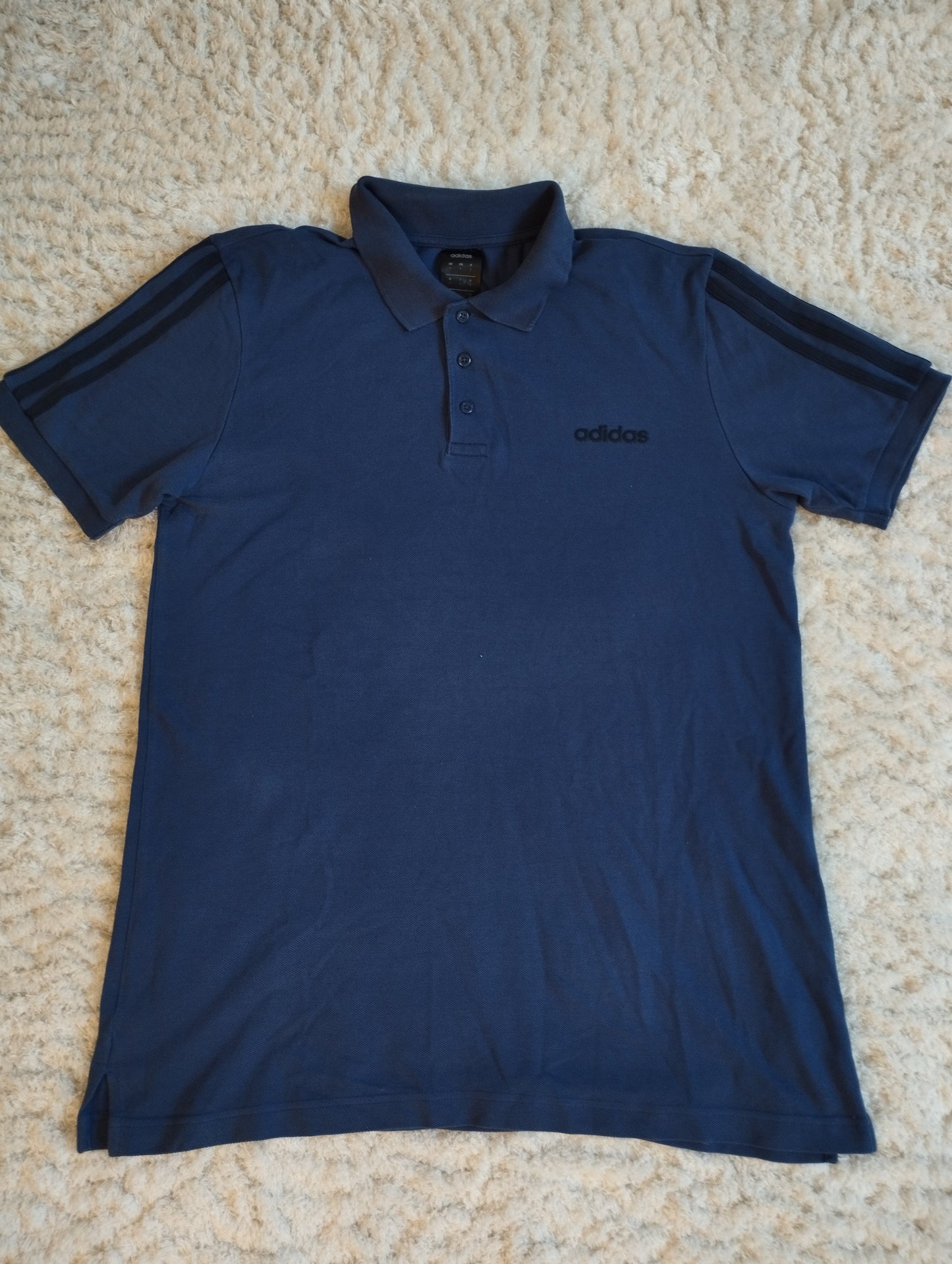 Polo Adidas bleu foncé - Taille L