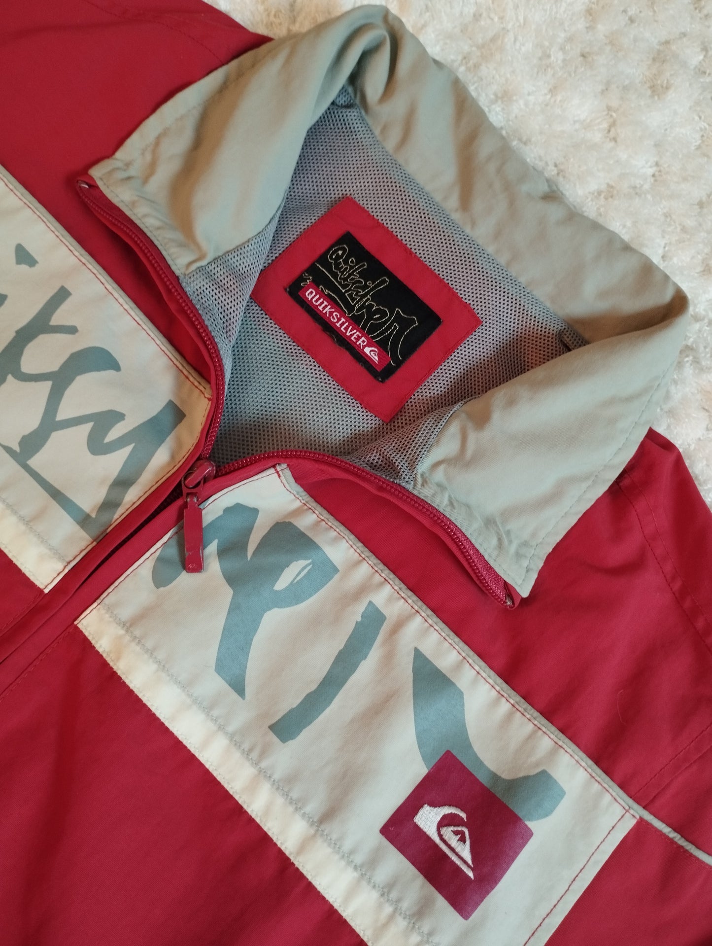 Manteau rouge Quicksilver - Taille XS/S