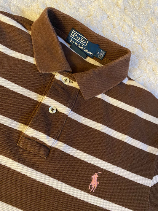 Polo à manche longue rayé Ralph Lauren - Taille S