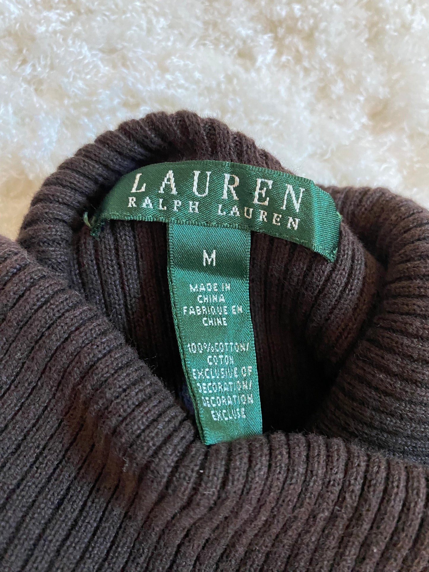 Pull à Col Roulé Ralph Lauren - Taille M