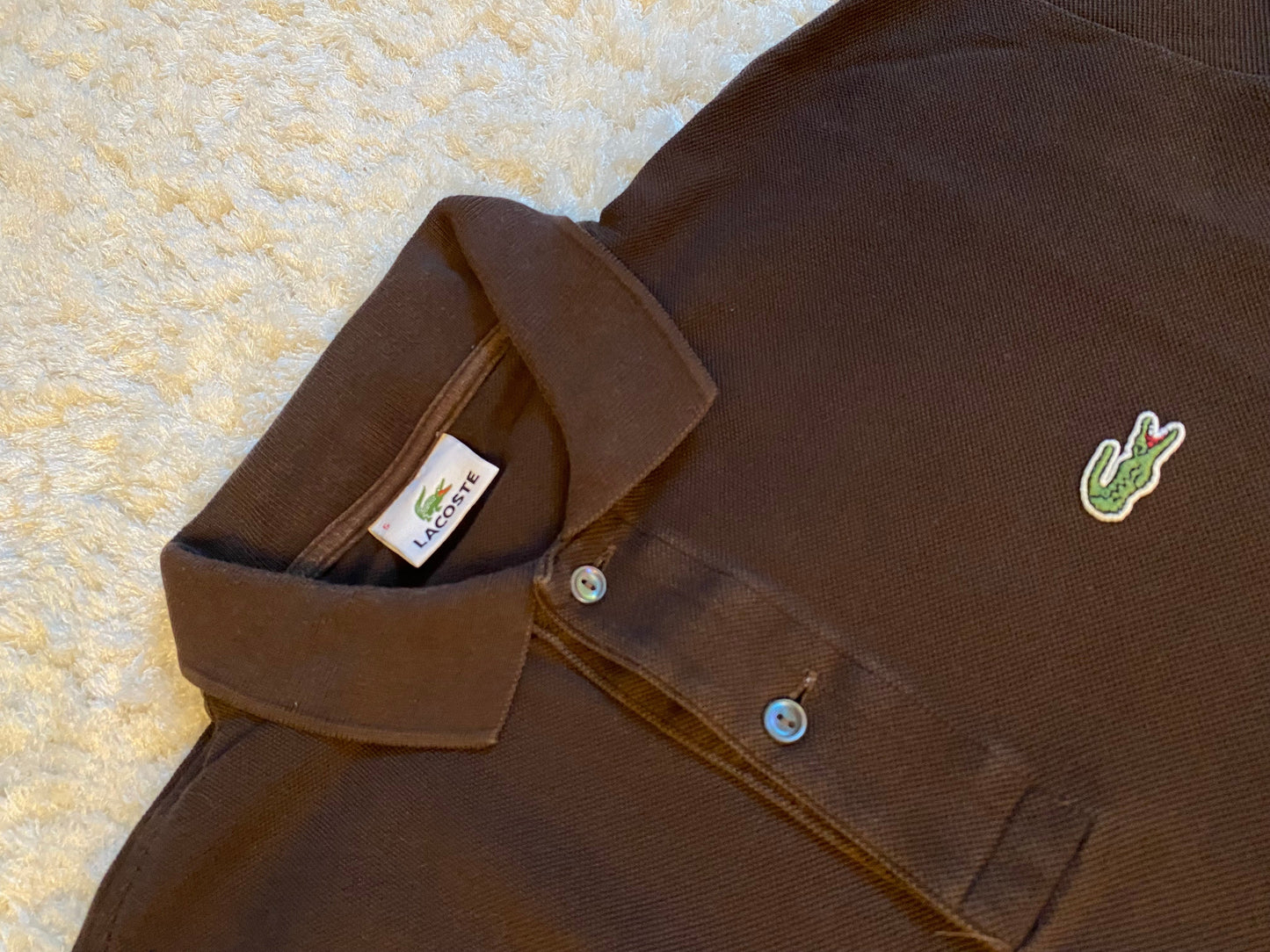 Polo à manche longue Lacoste - Taille 5 (L)